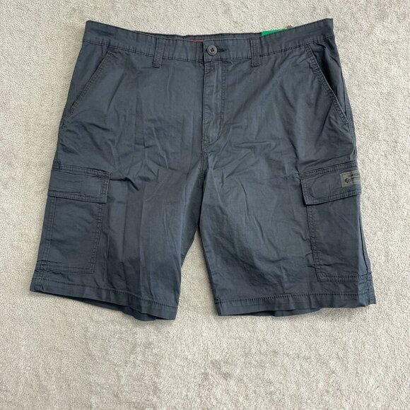 NEW Unionbay Men's Size 38 Cargo Shorts Blue Cotton Spandex Blend - Picture 2 of 8
